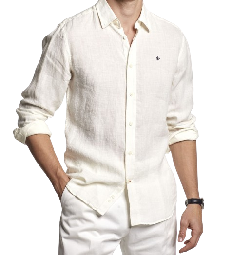 Douglas Linen Shirt-Classic Fit
