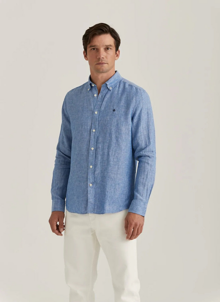 Douglas Linen Shirt-Classic Fit