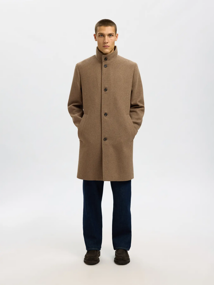 SLHRainar Wool Blend Coat