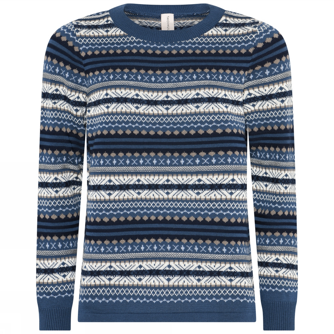 Multi jaquard pullover