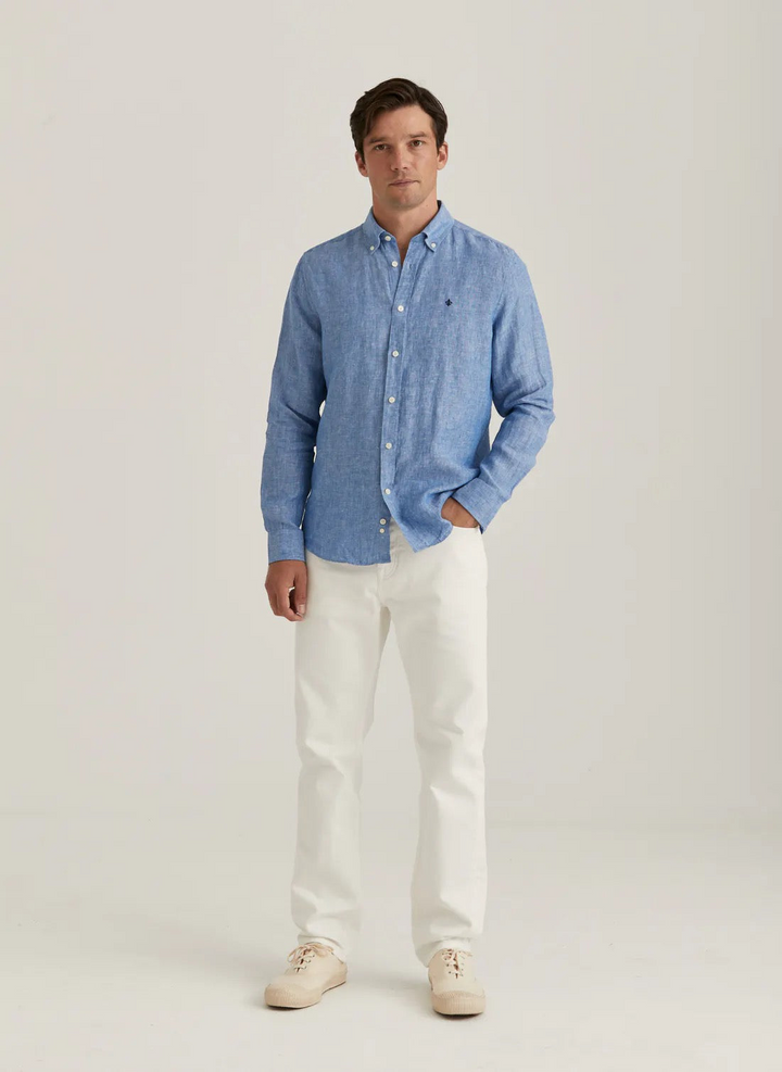 Douglas Linen Shirt-Classic Fit