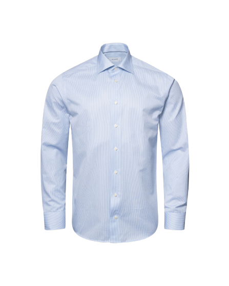 CONTEMPORARY Light blue Fine Stripe Signature Twill Shirt