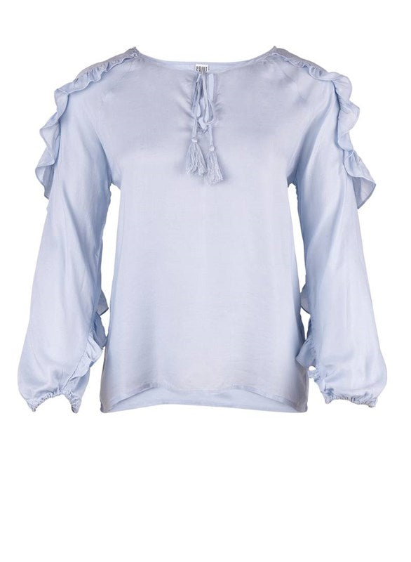 Blouse w ruffle