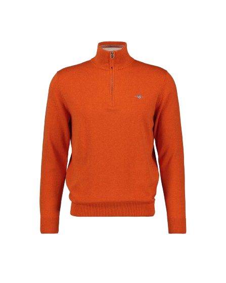 Classic cotton half zip
