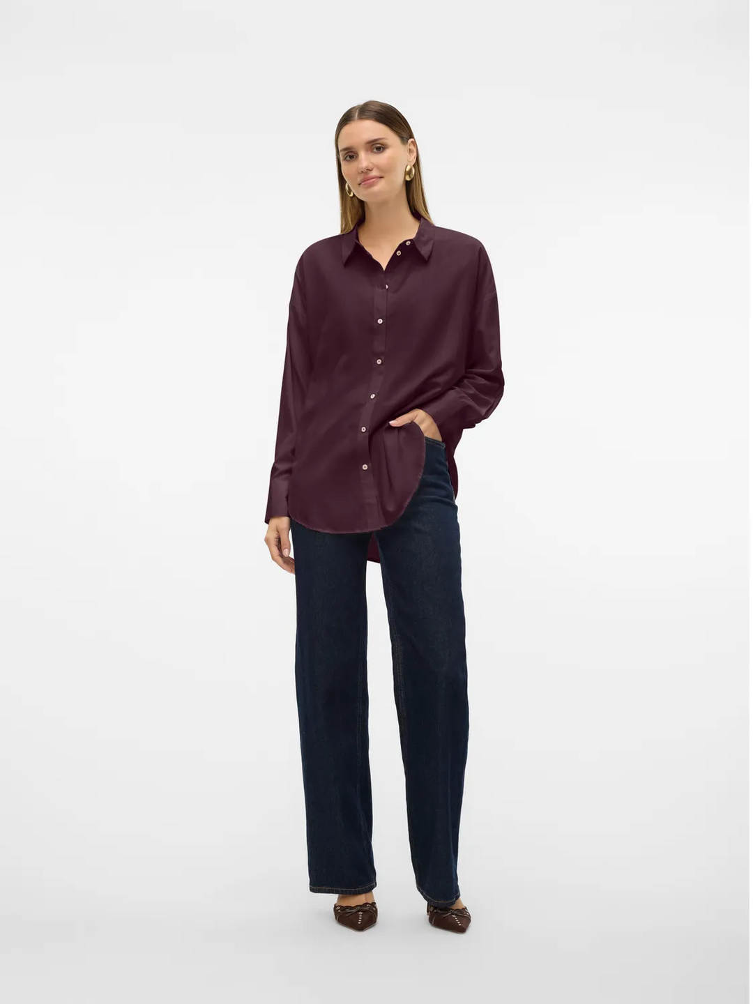 VMNora LS Oversize Shirt