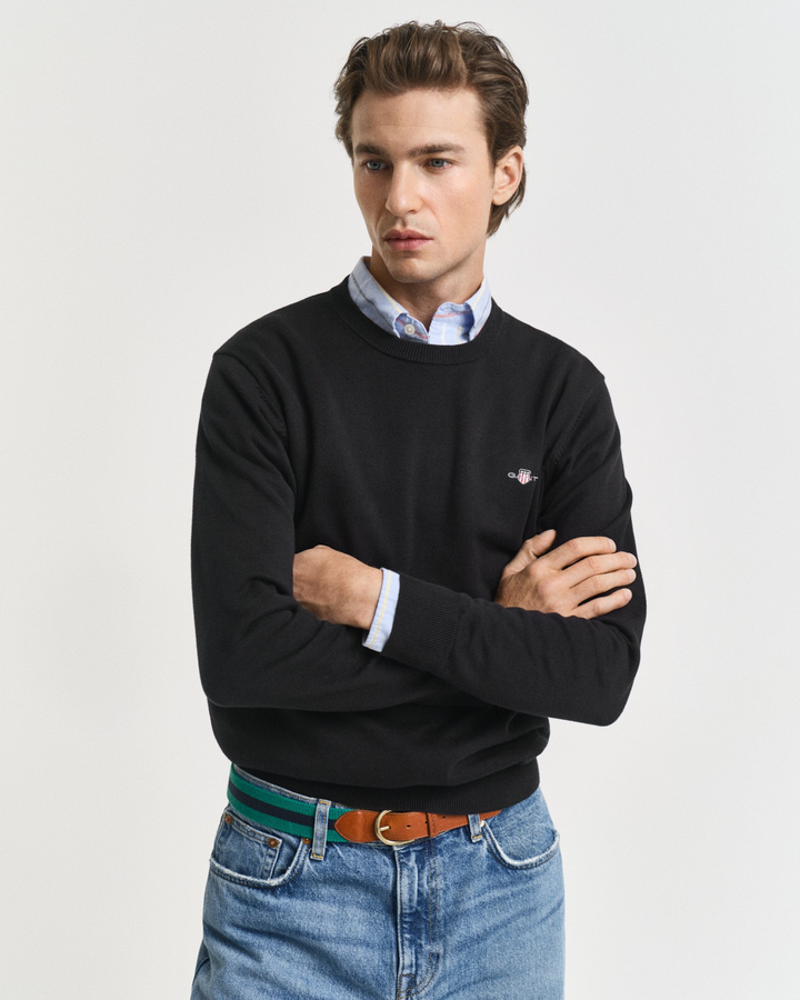 Classic cotton C-Neck