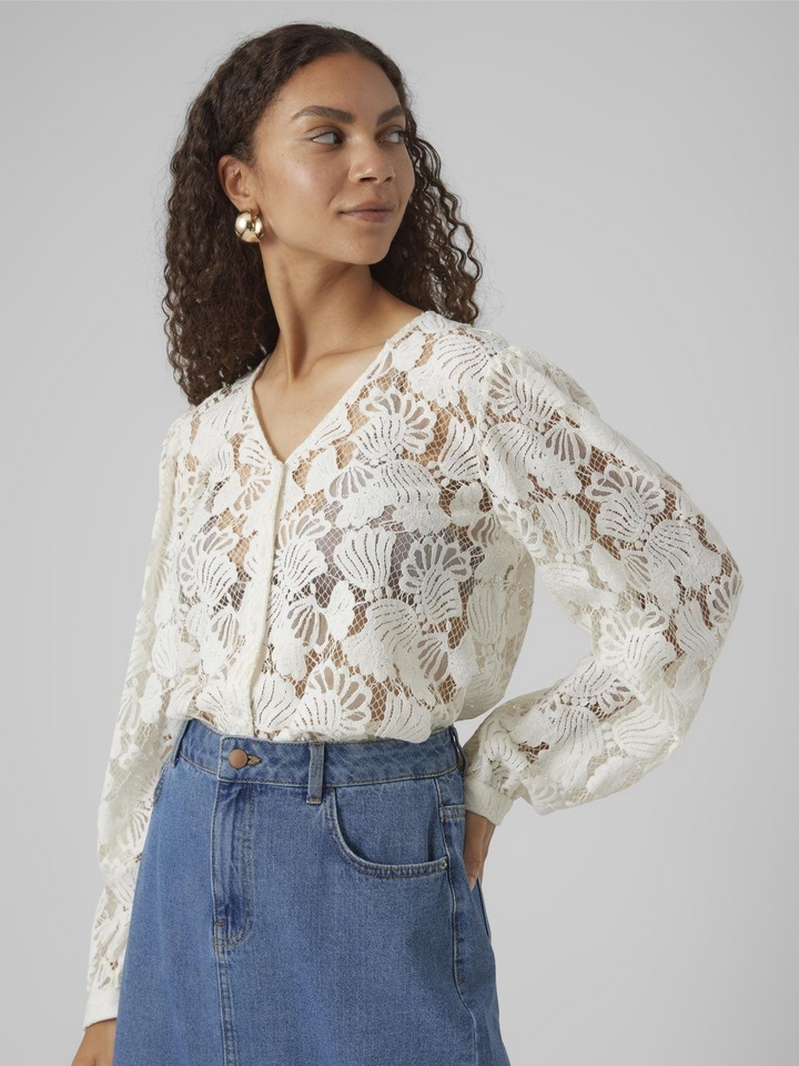 VMGabena L/S Lace shirt