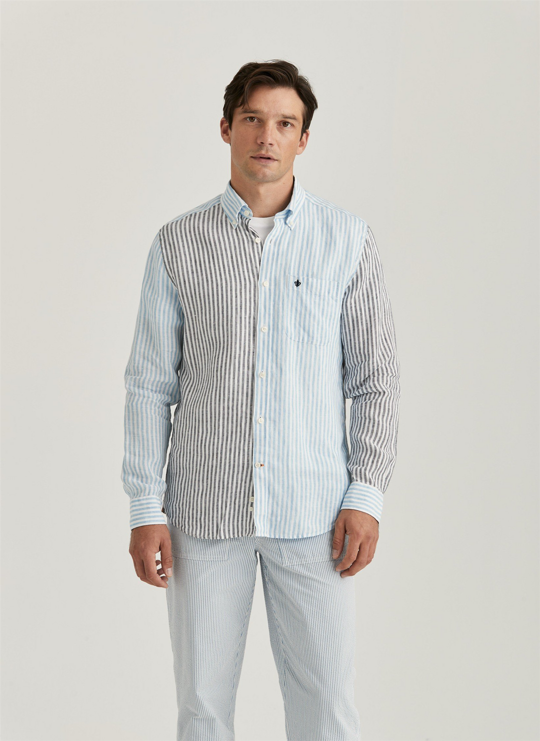 Douglas Linen Shirt-Classic Fit