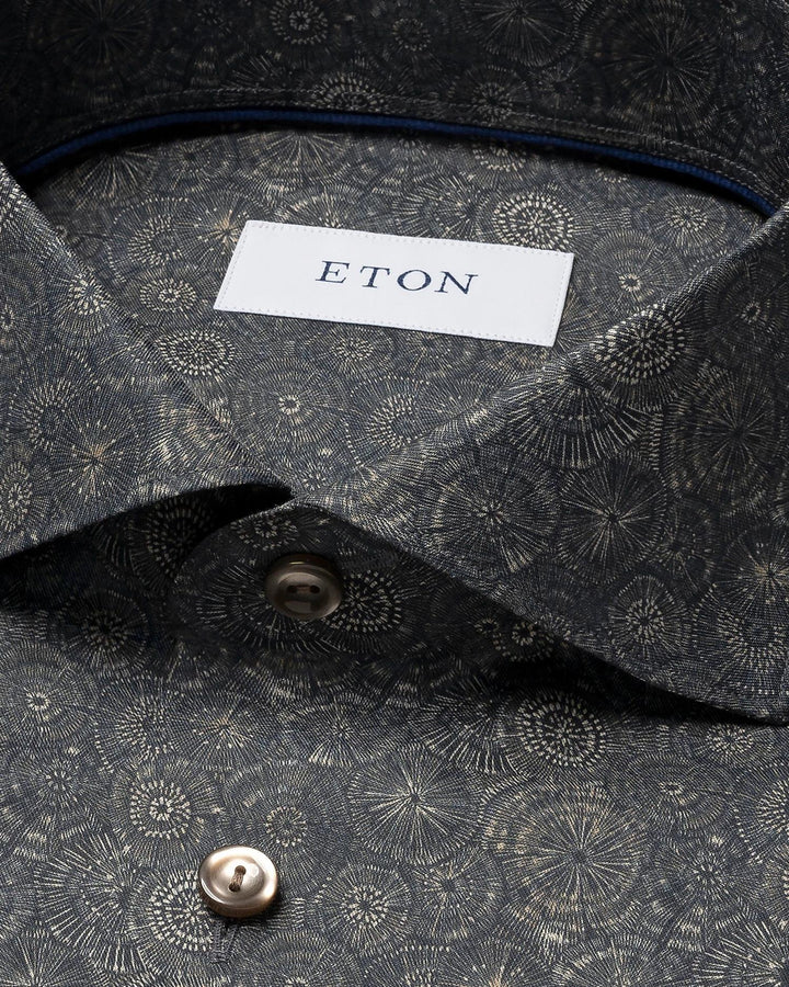 Contemporary Motif Signature Twill Shirt