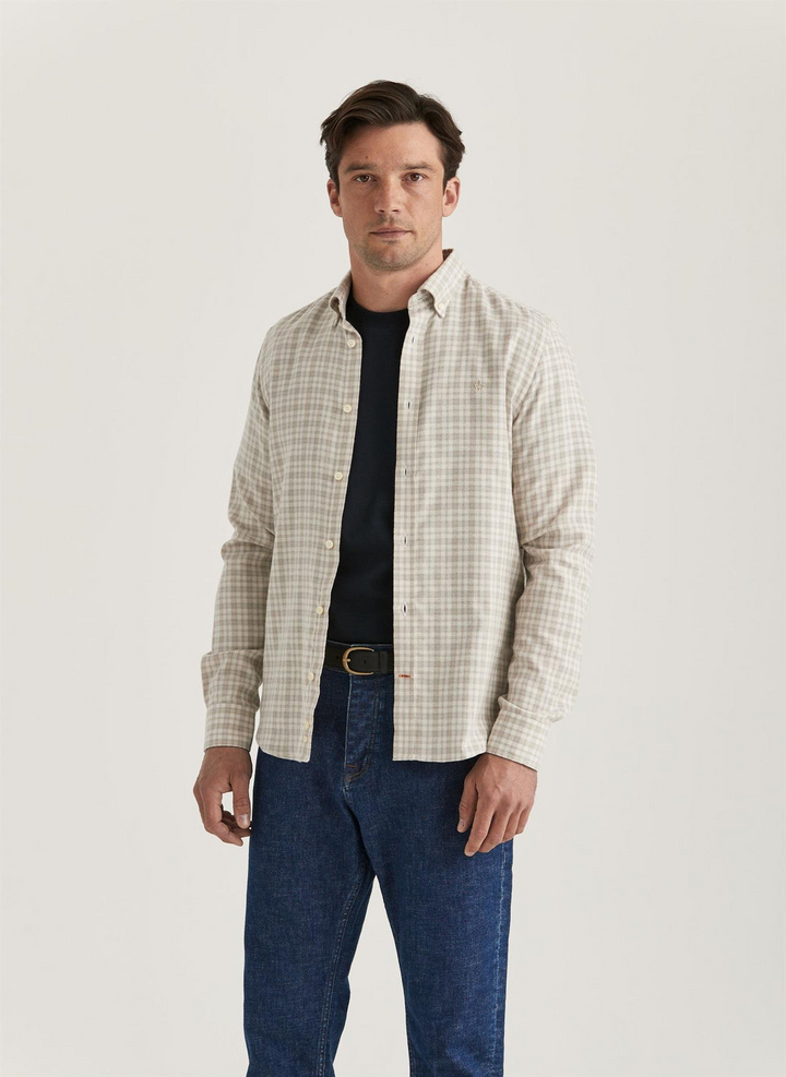 Soft Check Flannekl Slim Fit