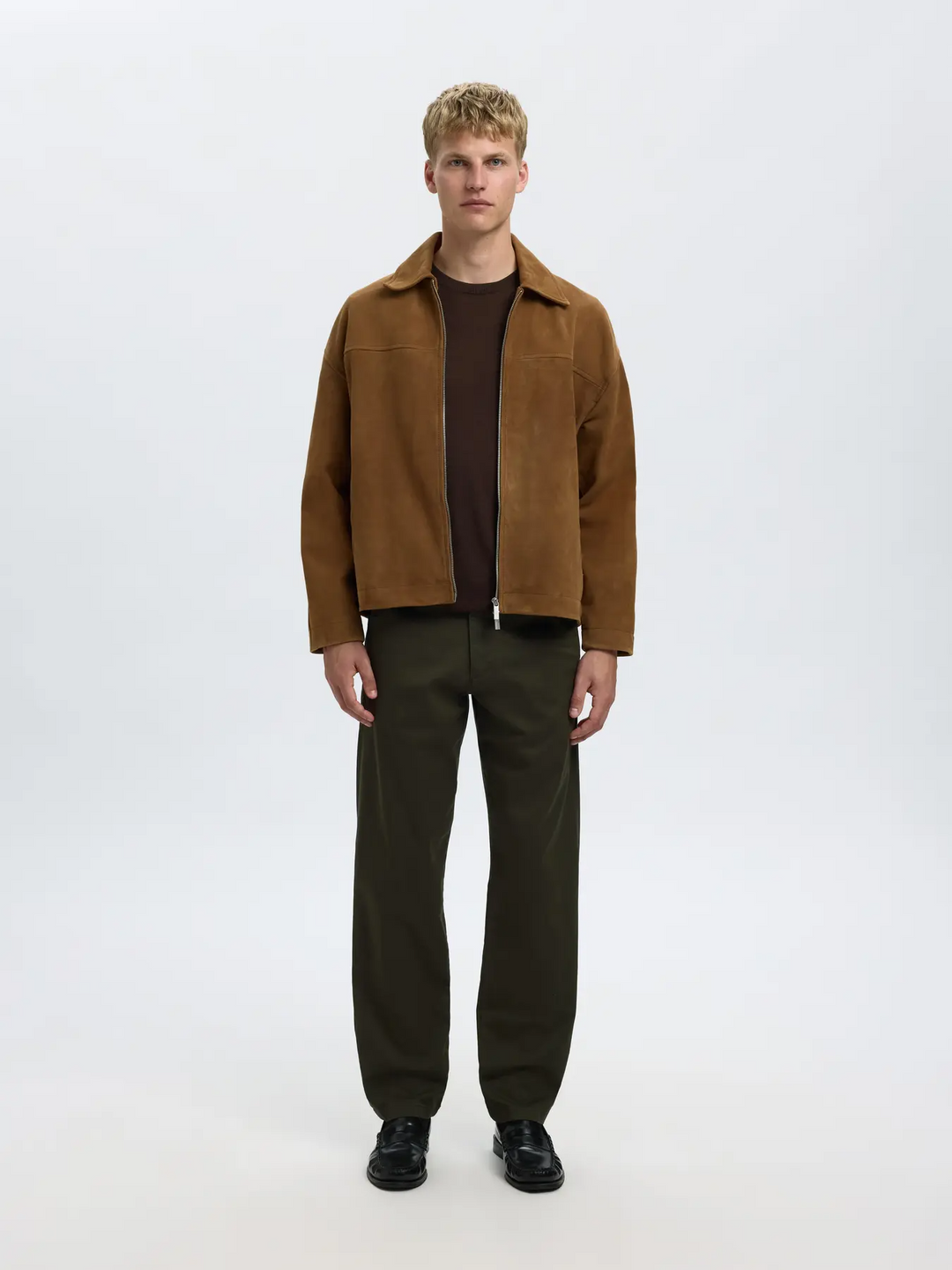 SLHTray Ls knit merino crew neck