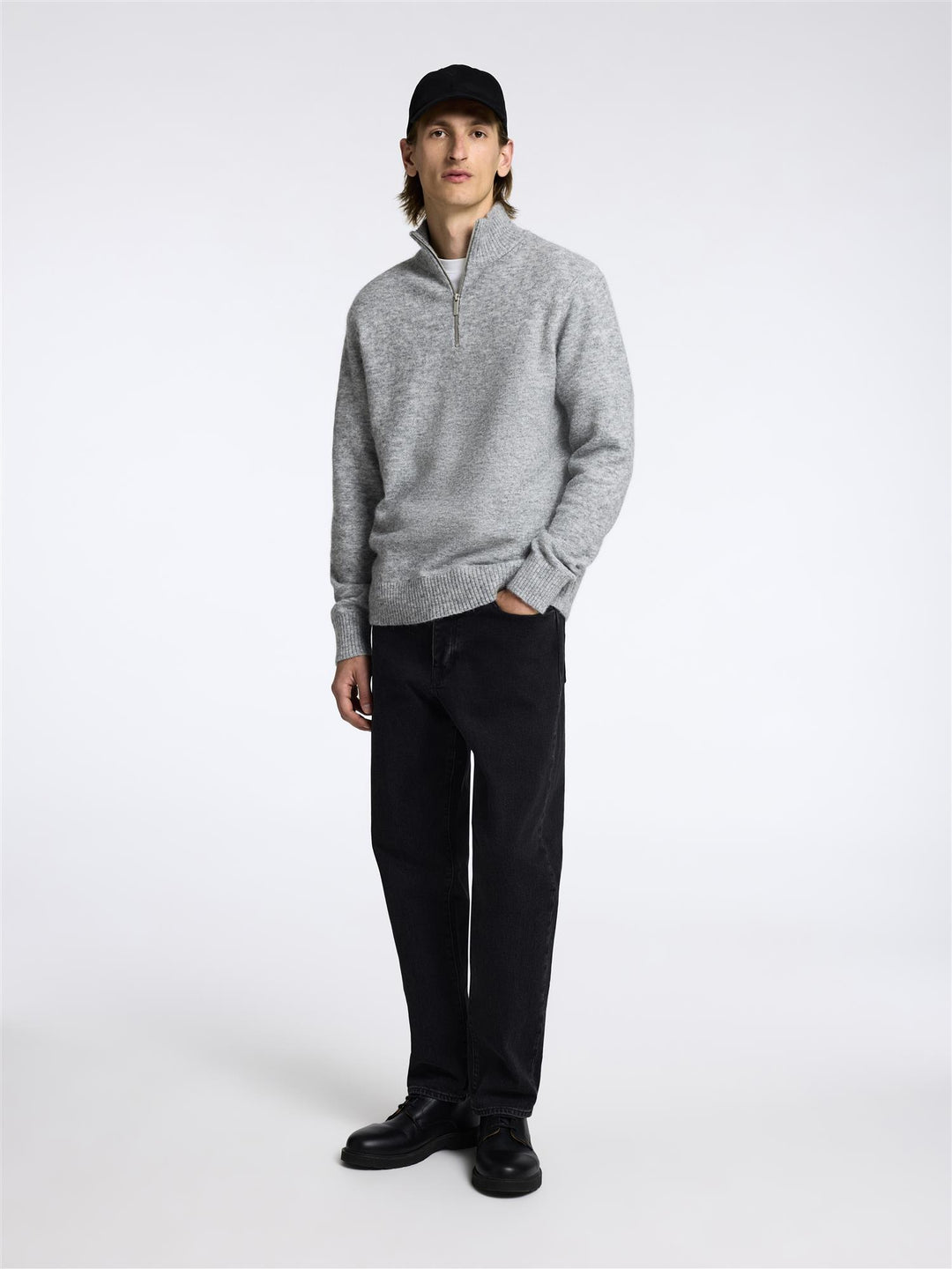 SLHRai LS Knit Half Zip