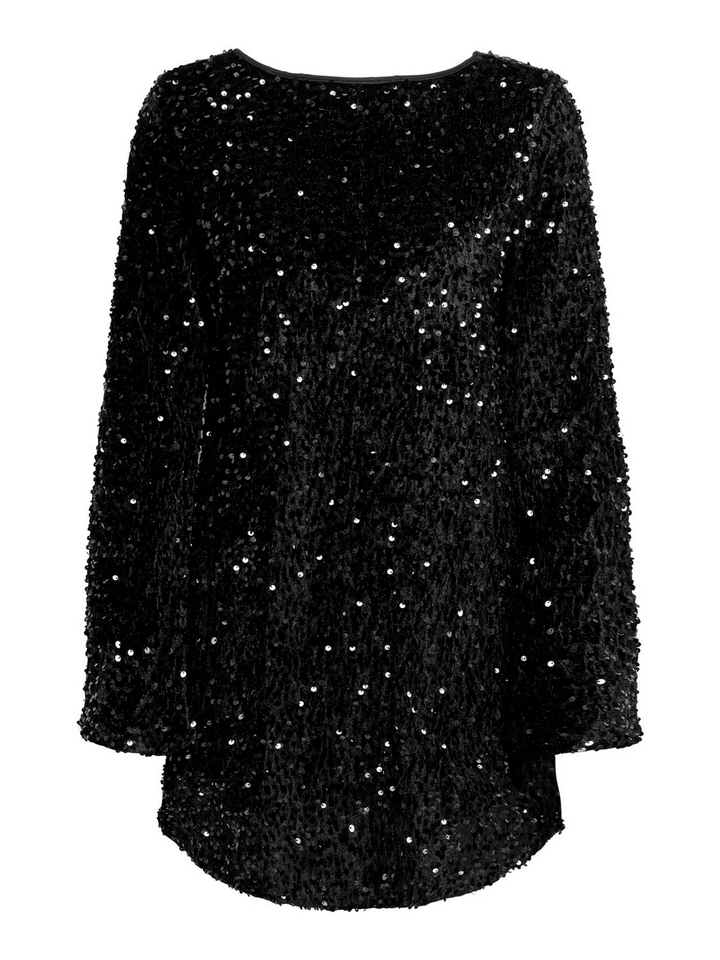 ONLAnika Sequin LS Bow Dress