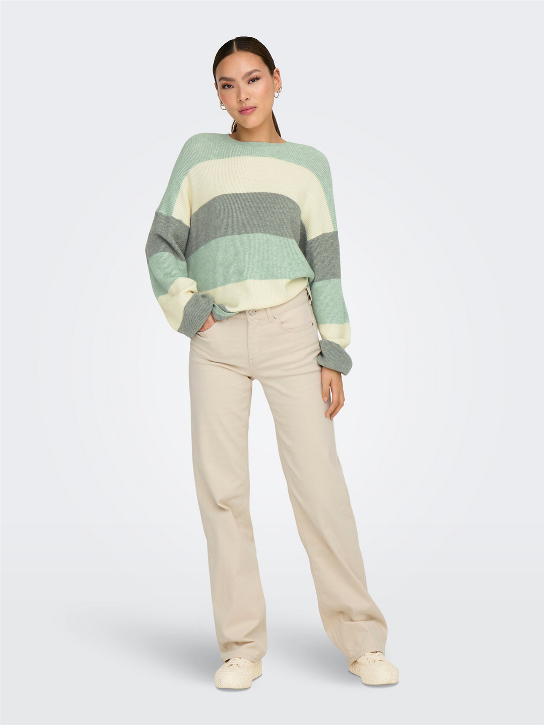 ONLAtia LS Stripe Pullover