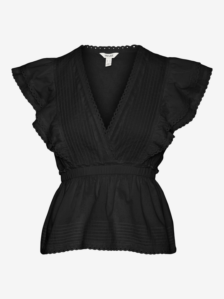 Vmnoir sl v-neck top