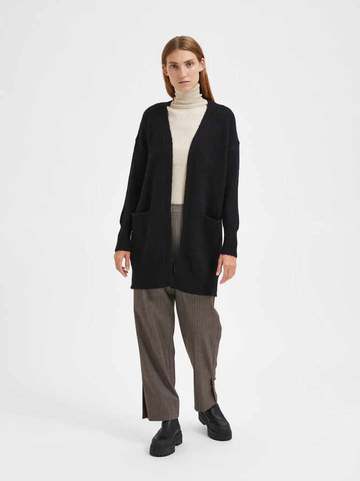 SFLulu LS Knit Long Cardigan