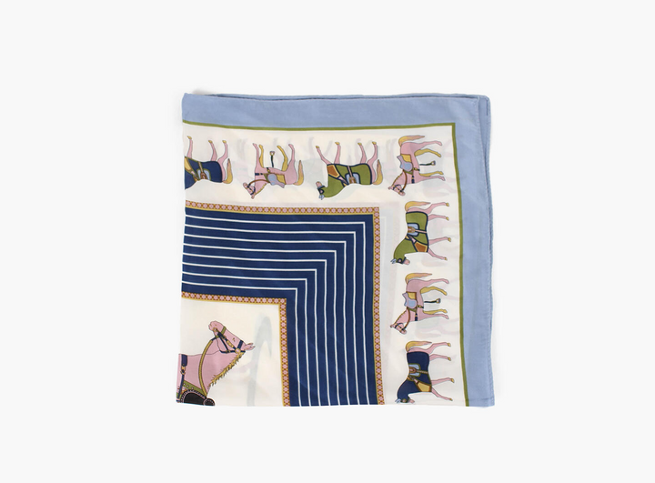 Skjerf med Hester 70x70