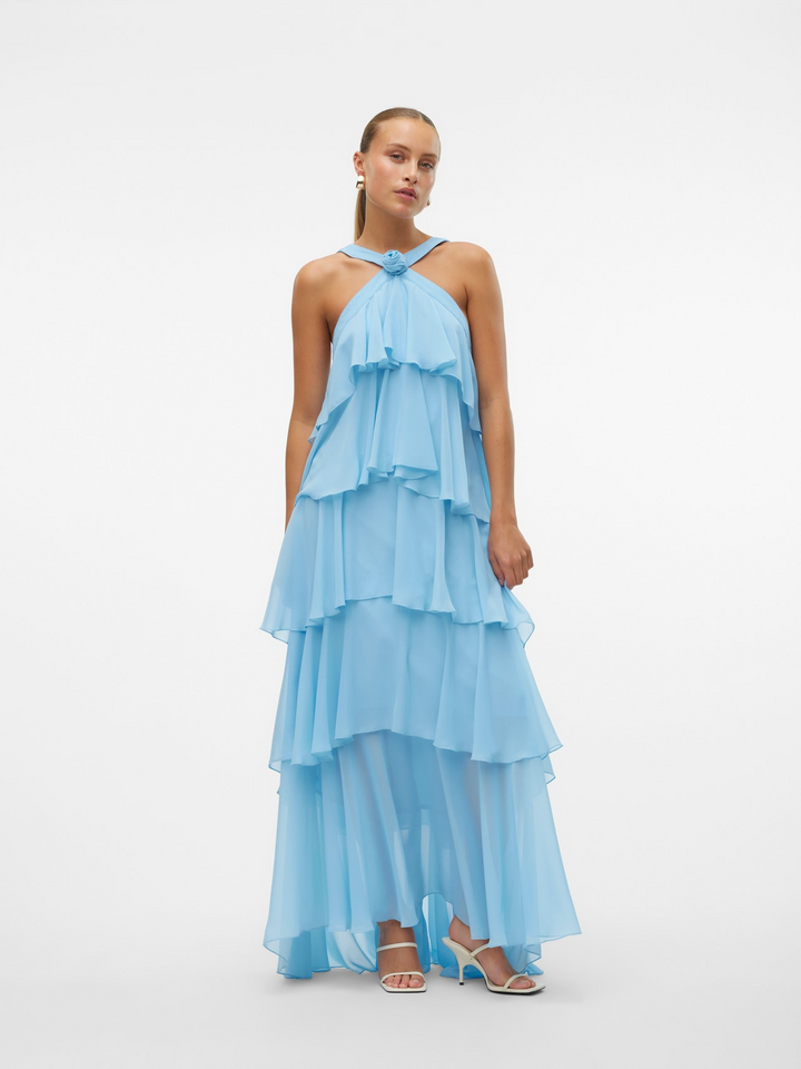 VMFelicia SL Ruffle Maxi Dress