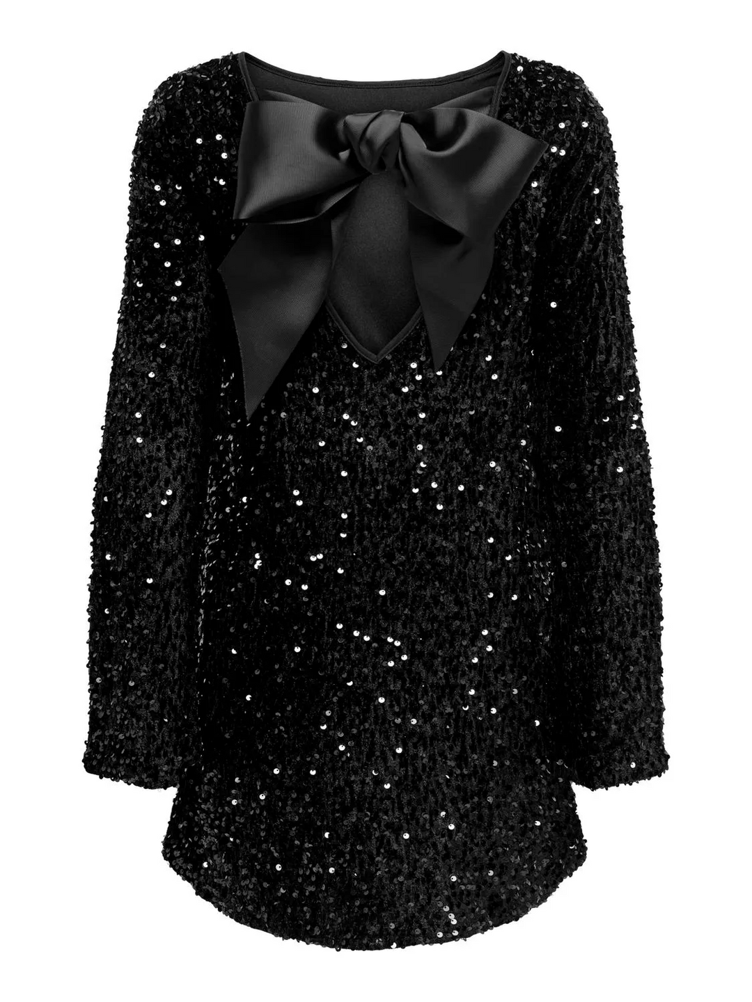 ONLAnika Sequin LS Bow Dress