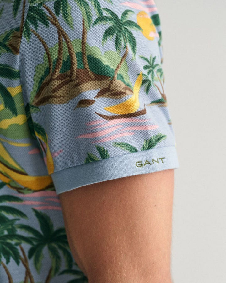 Hawaii Print Polo