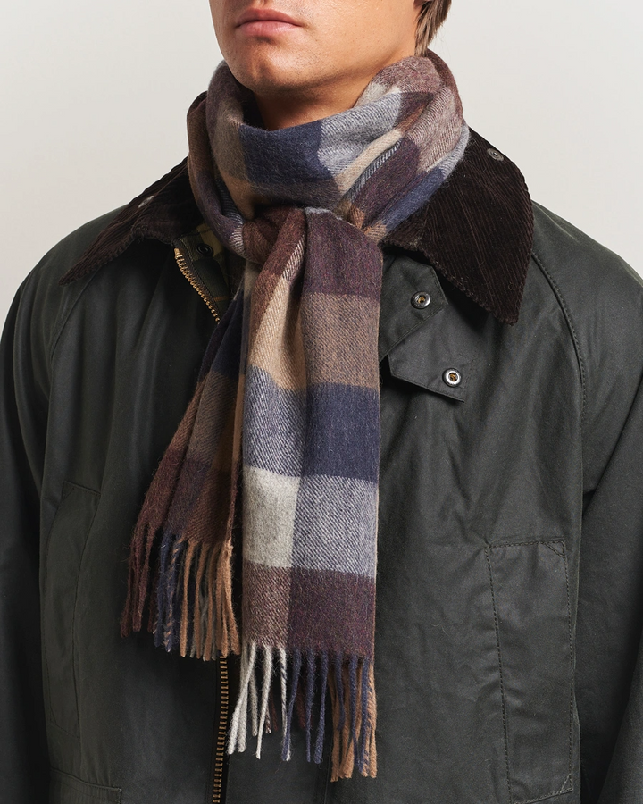 Lambswool Tattersall Scarf
