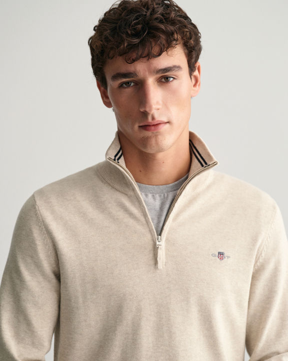 Classic Cotton Half Zip