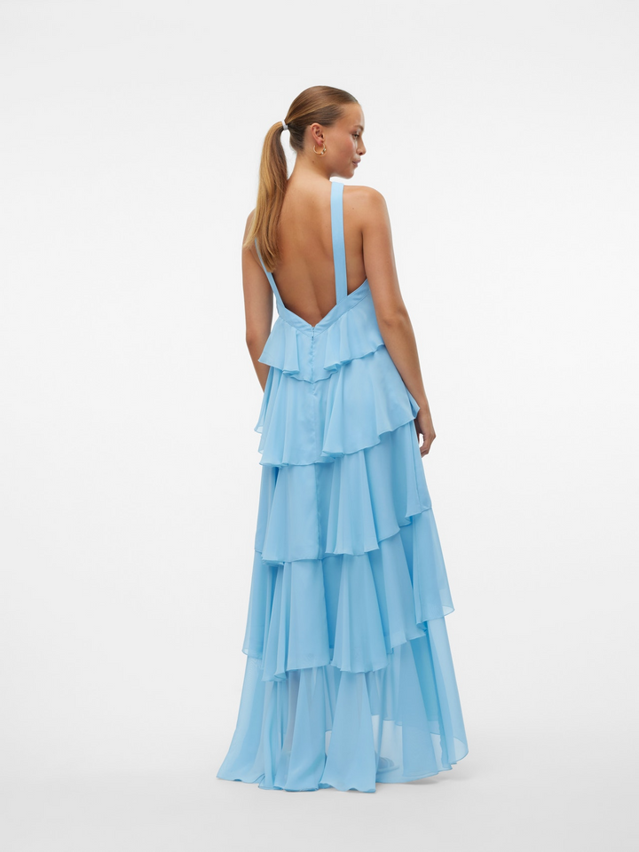 VMFelicia SL Ruffle Maxi Dress