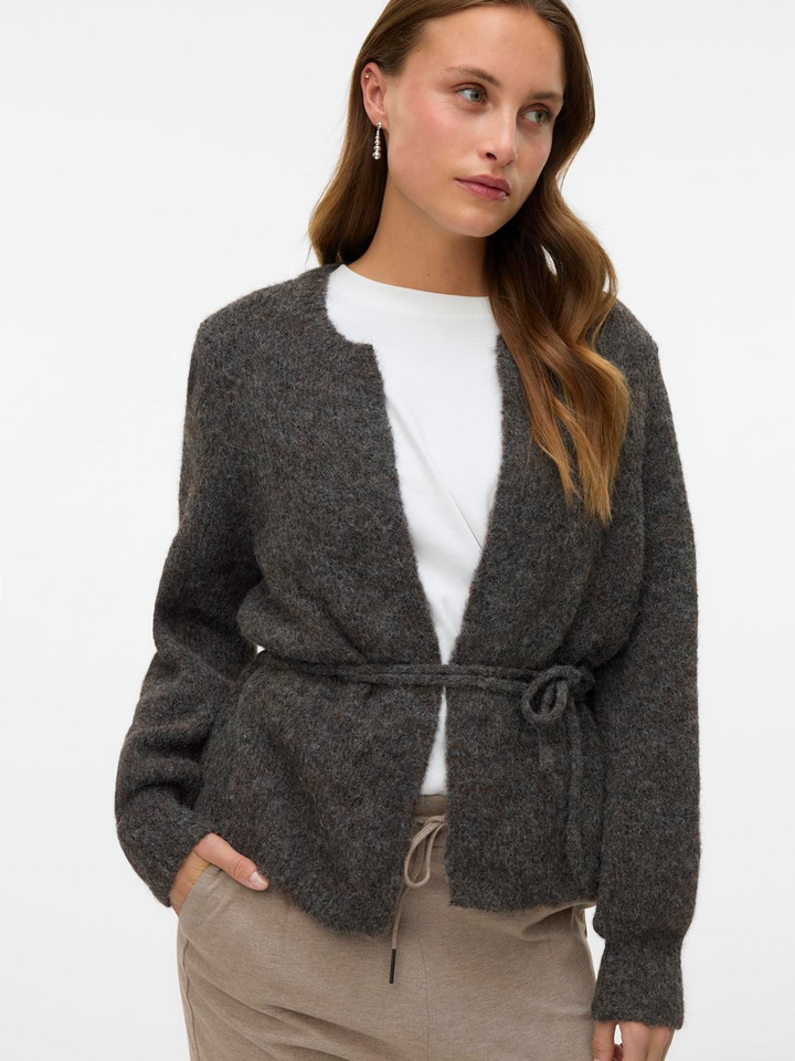 VMAGNES LS O-NECK TIE CARDIGAN EXP