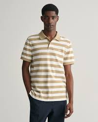 Stripe SS Pique Polo