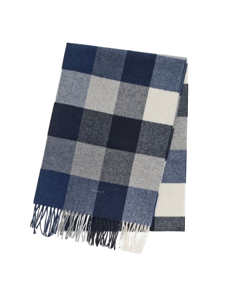 Wool Multi Checked Scarf