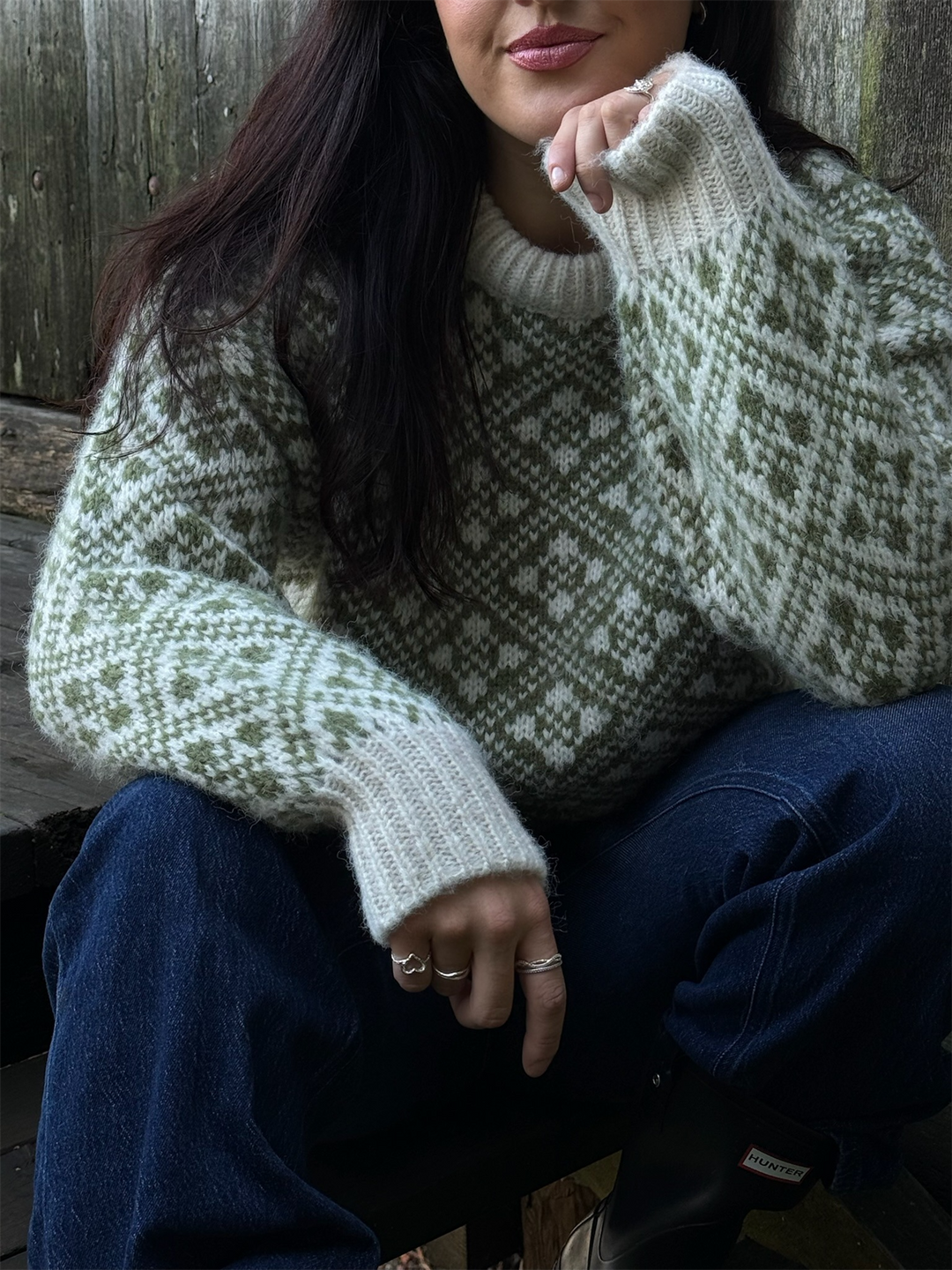 VMINGA LS O-NECK OVERSIZED PULLOVER