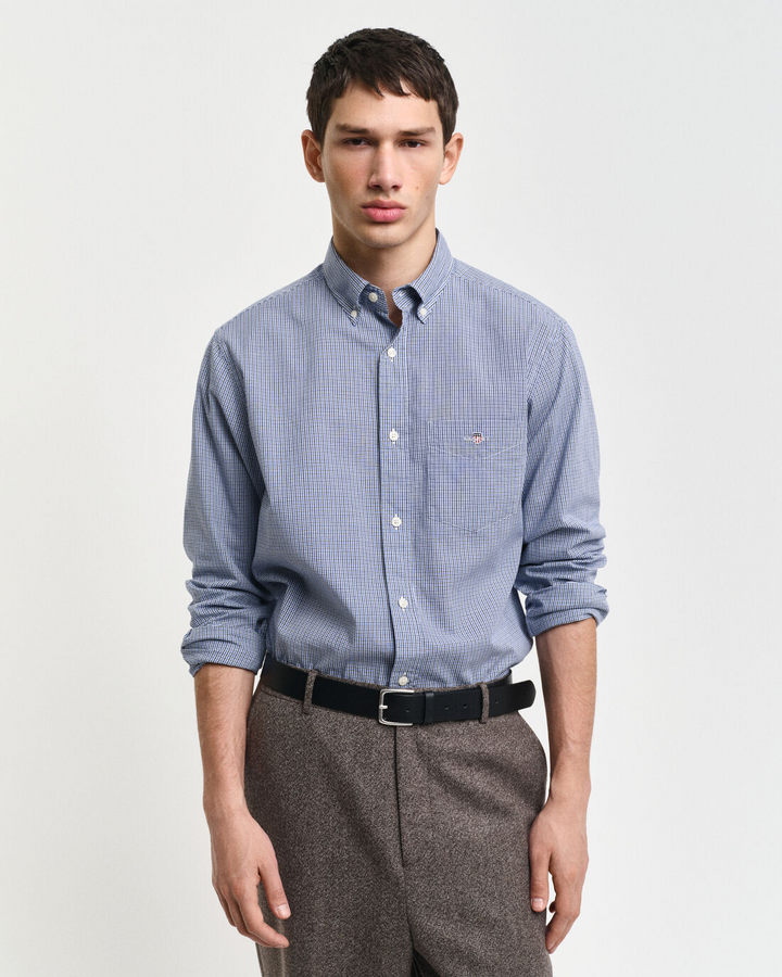 Regular Poplin Micro Gingham