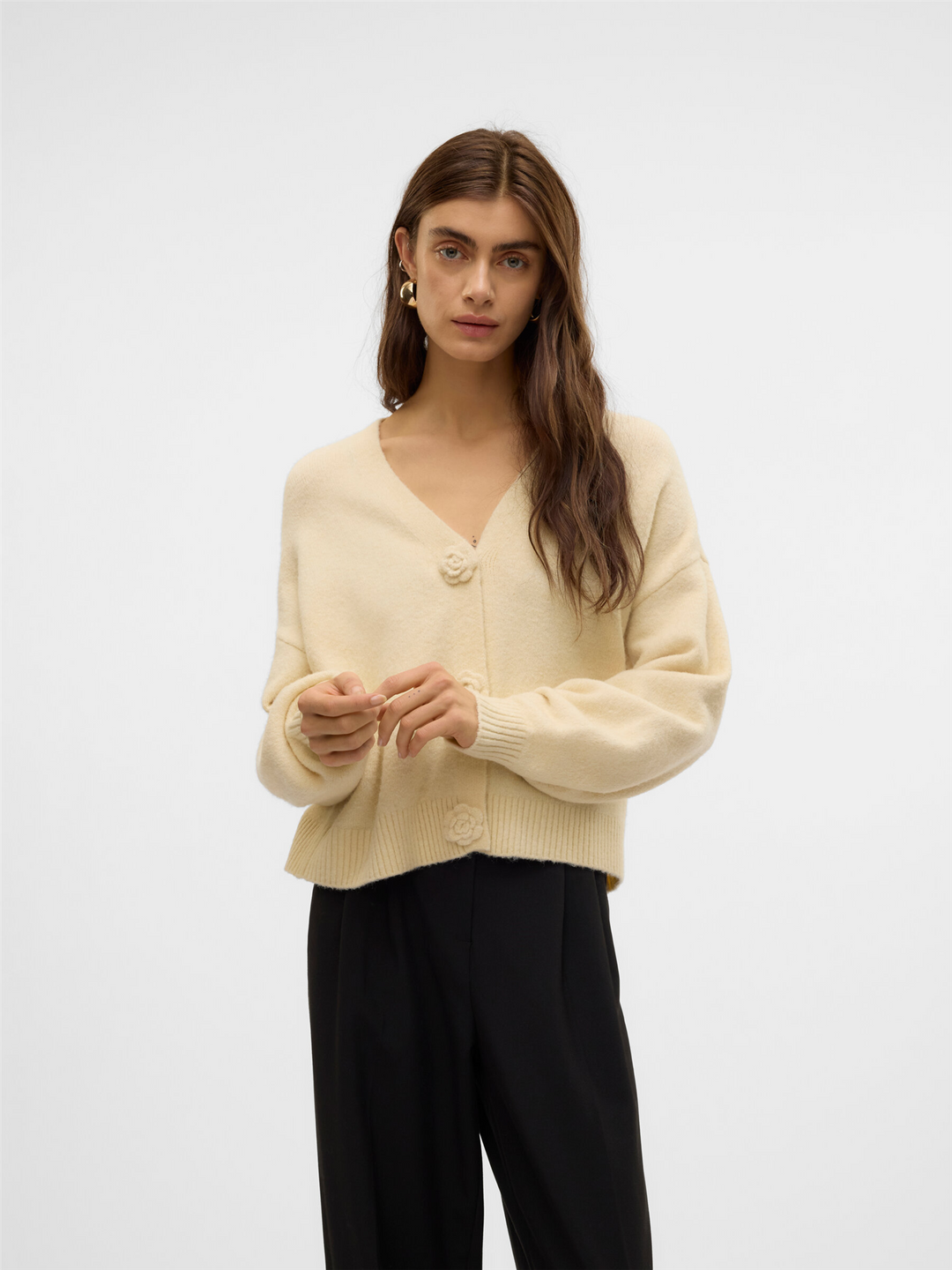 VMCecily Ls v-neck cardigan