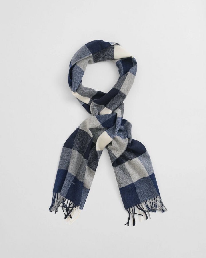 Wool Multi Checked Scarf