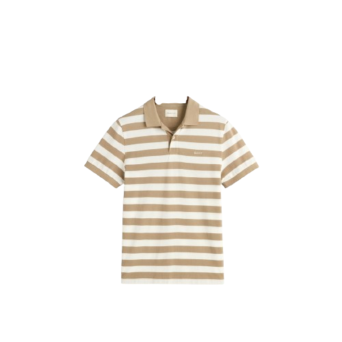 Stripe SS Pique Polo