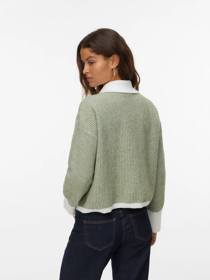 AWOllie LS Zip Cardigan