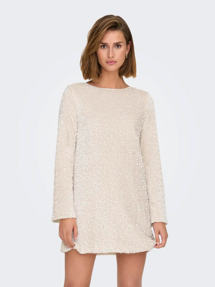 ONLAnika Sequin LS Bow Dress