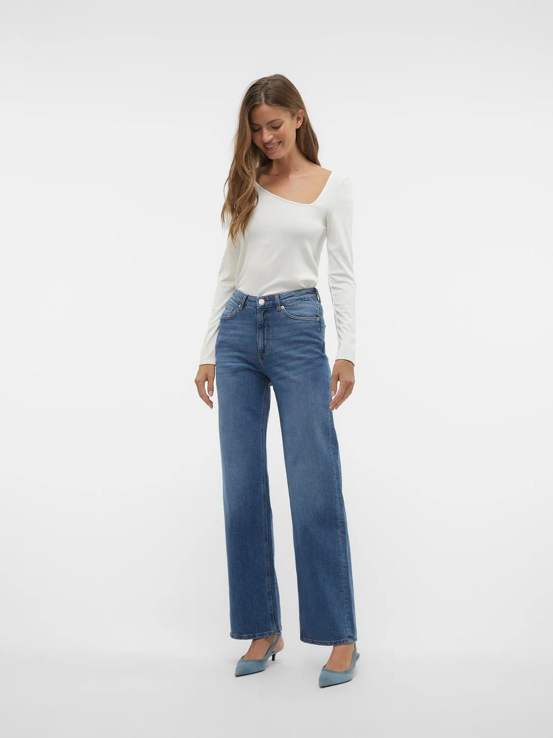 VMTessa HR Wide Jeans RA380