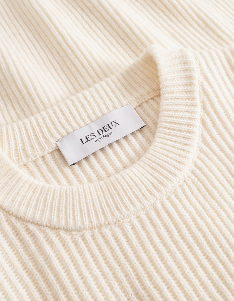 Eddie Wool Rib Crewneck Knit