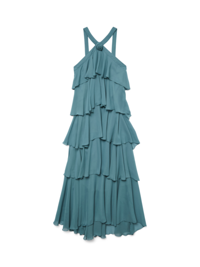 VMFelicia SL Ruffle Maxi Dress