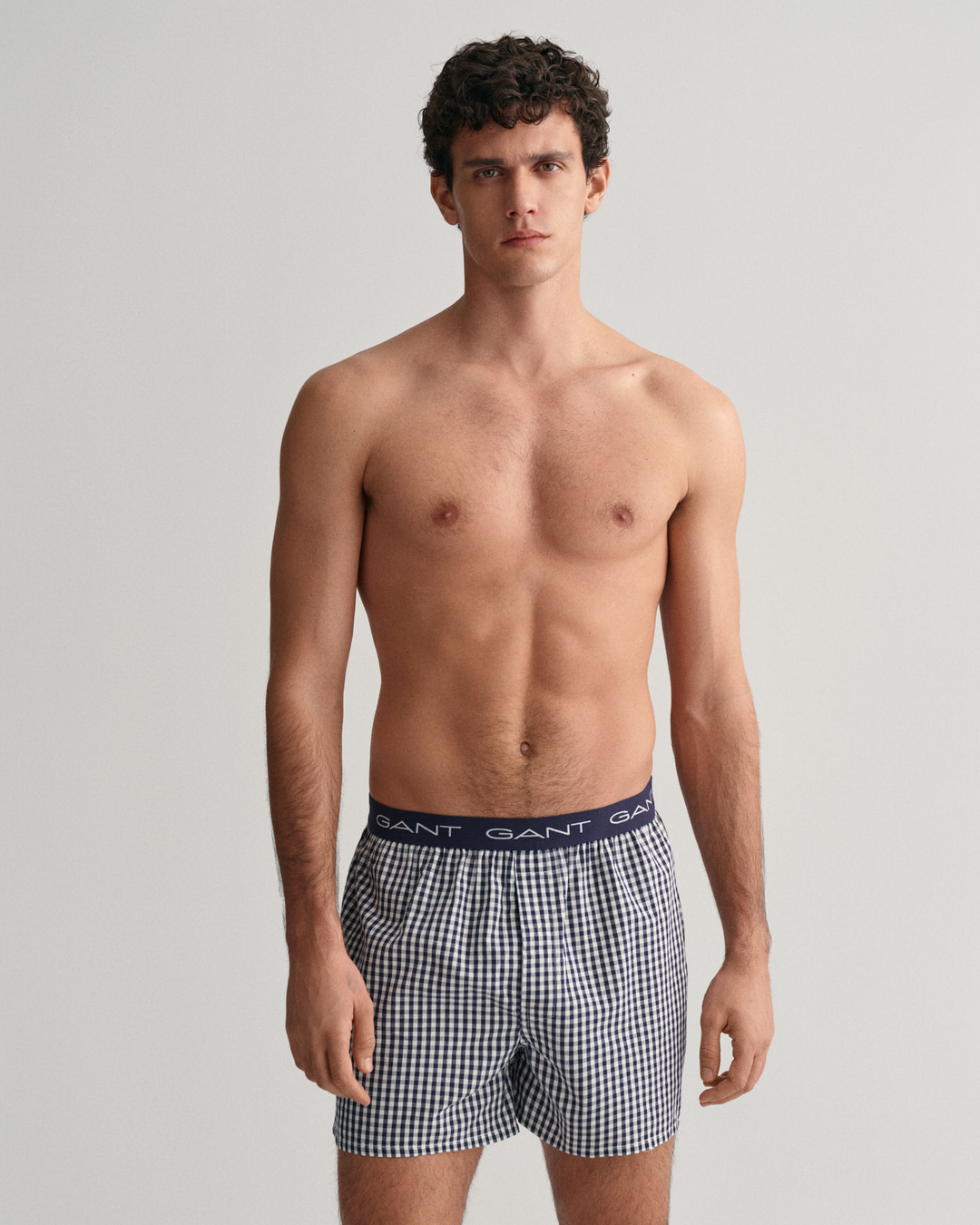 Gingham and Stripe Boxer