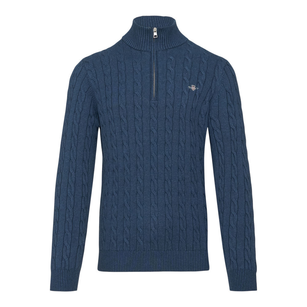 Cotton Cable Half Zip
