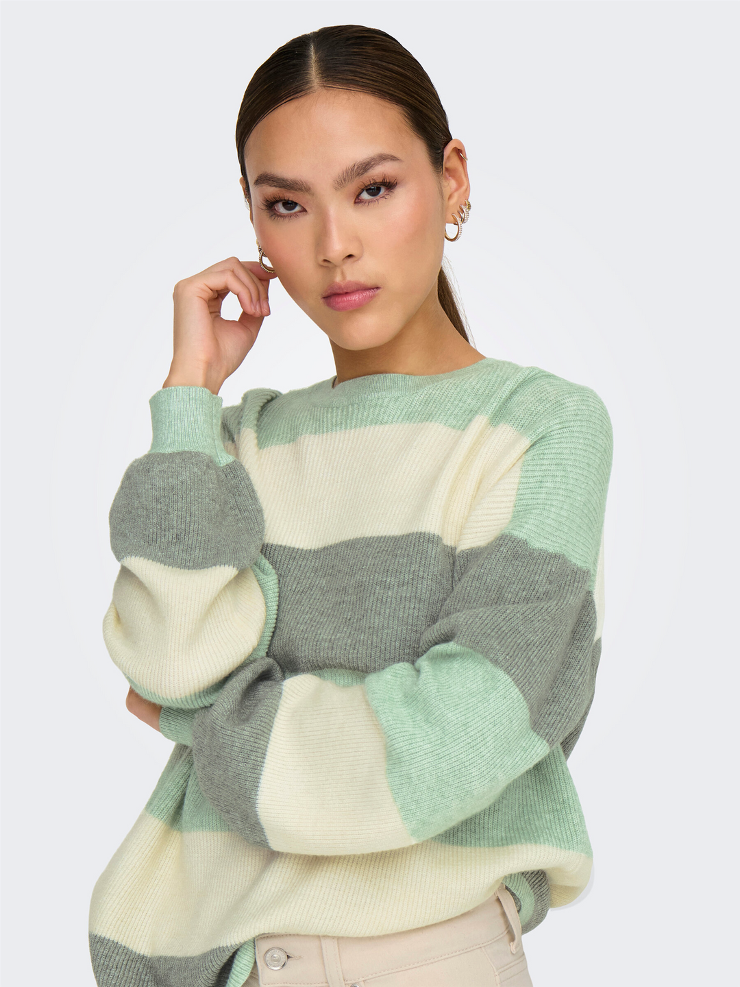 ONLAtia LS Stripe Pullover