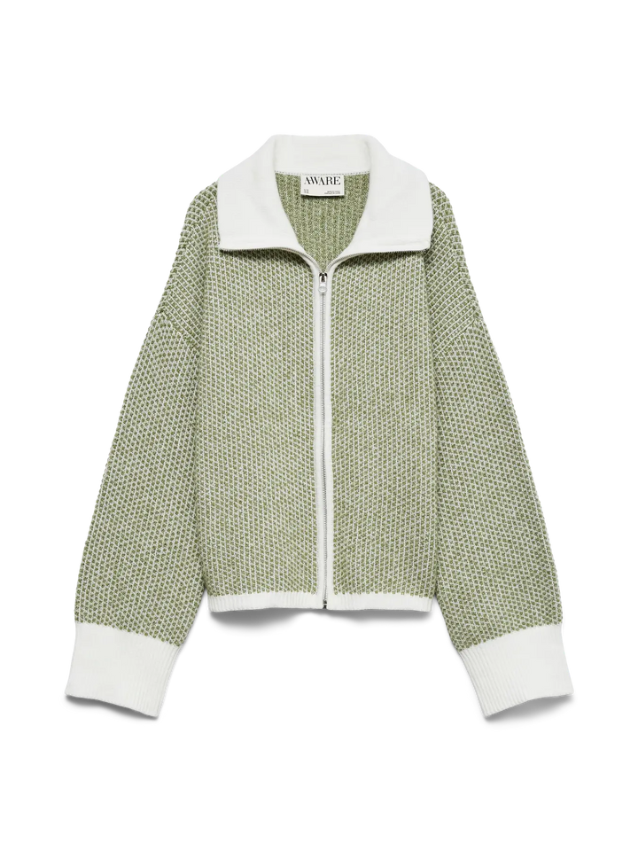 AWOllie LS Zip Cardigan