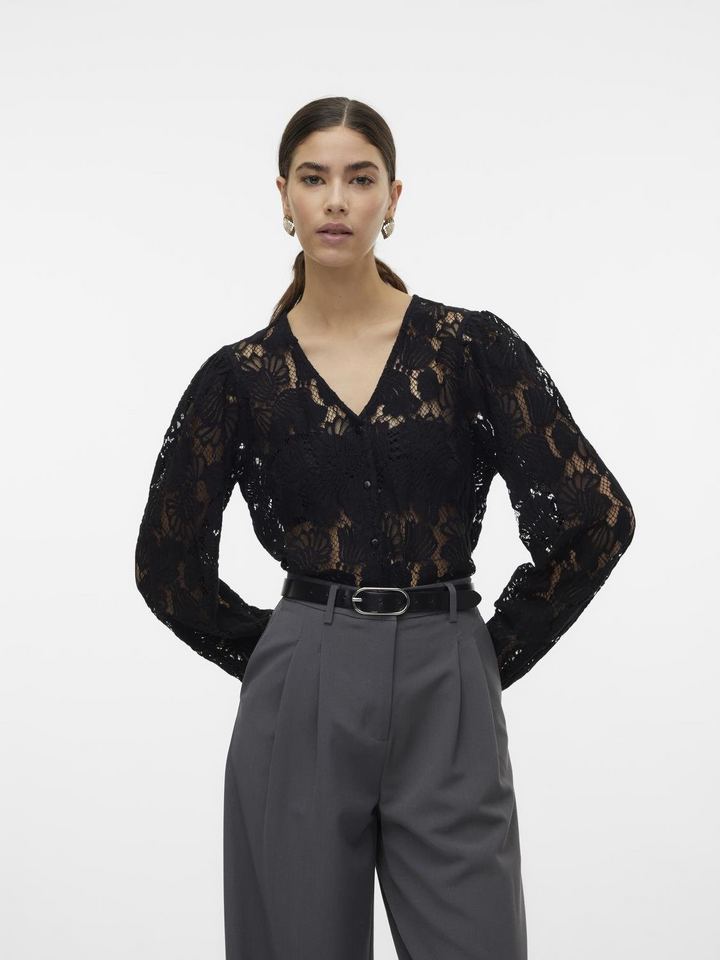 VMGabena L/S Lace shirt