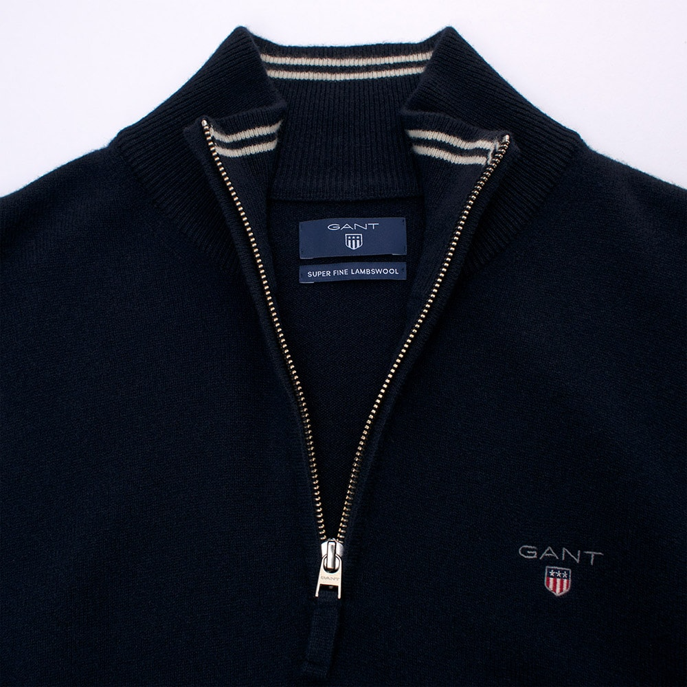 Superfine Lambswool Half Zip