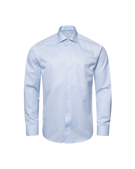 SLIM Light blue Fine Stripe Signature Twill Shirt