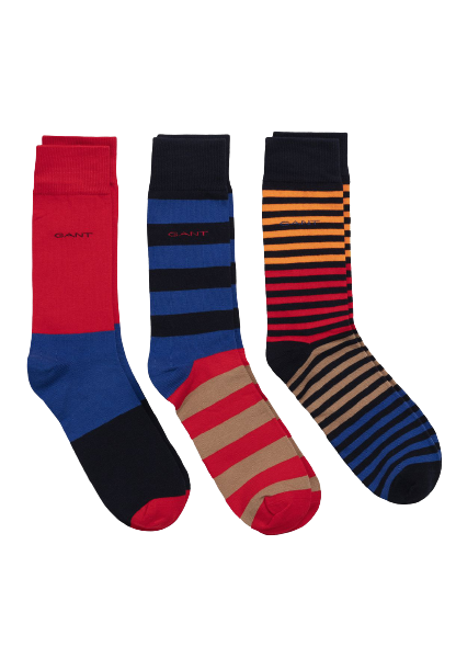 Striped Socks 3 pack Giftpack