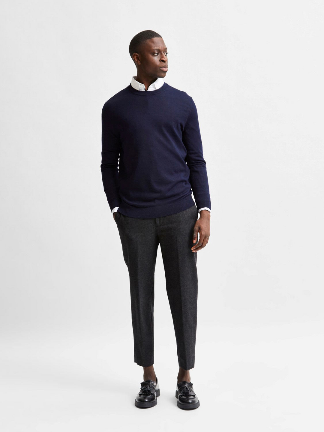 SLHTown Merino Coolmax Knit Crew