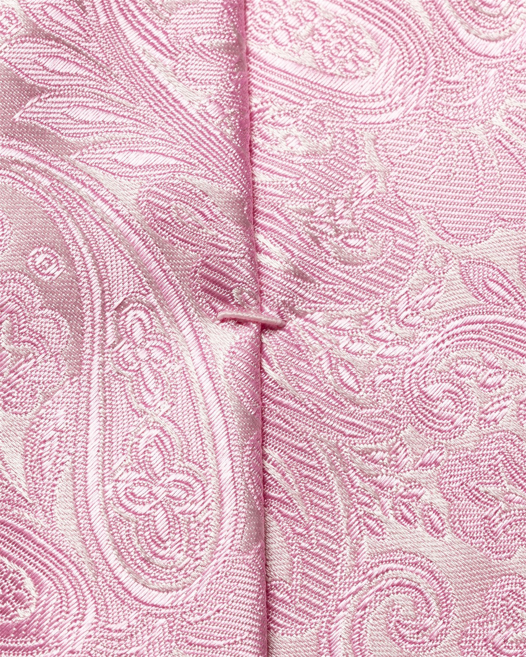 Pink Jacquard Paisley Silk Tie